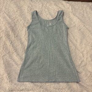 Gray Sleeveless Tank Top